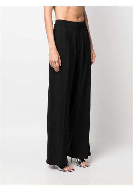 Black pleated trousers - women GIUSEPPE DI MORABITO | PF23073PA22910